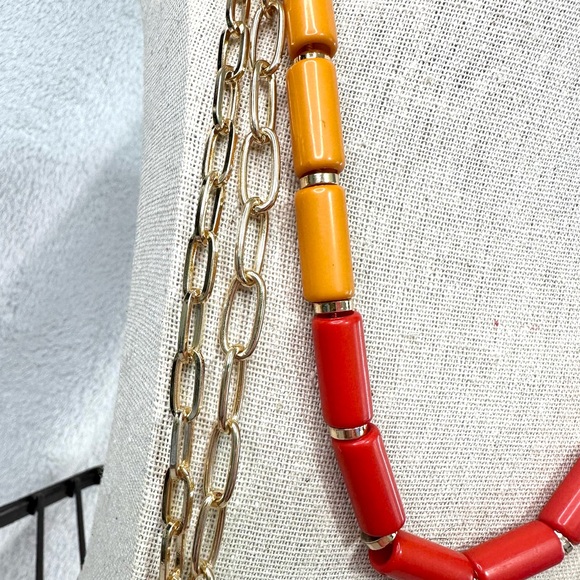 Autumn 3-Strand Long Necklace - Picture 2 of 5